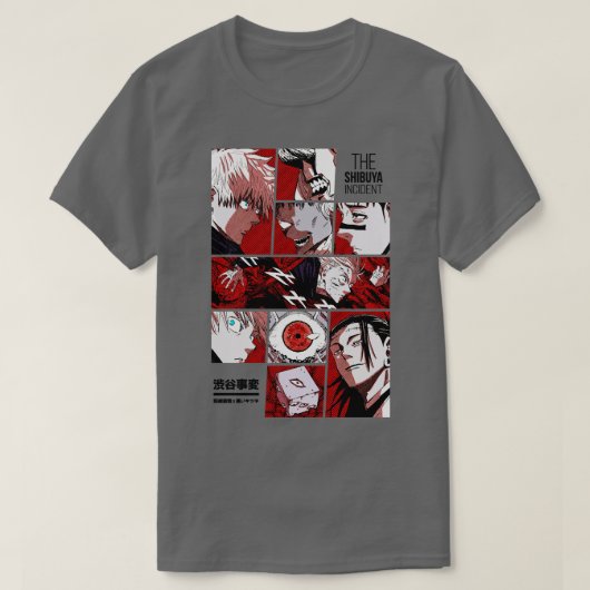 UITVINDING IN SHIBUYA OTAKU ONTWERPVARIANT T-SHIRT (Design voorkant)