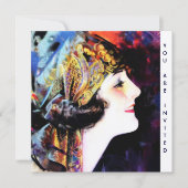 Uitvindingen, martha mansfield, metaalgoud kaart (Voorkant)