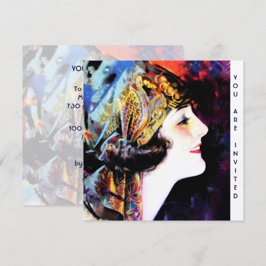 Uitvindingen, martha mansfield, metaalgoud kaart (Voorkant / Achterkant)