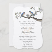  uitvindingen over de bruiloft van blauwvogels kaart (Voorkant)