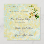  uitvindingen over het huwelijk van Hummingbird Kaart (Voorkant / Achterkant)