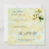  uitvindingen over het huwelijk van Hummingbird Kaart (Achterkant)