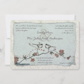  uitvindingen over het huwelijk van vogels kaart (Voorkant)