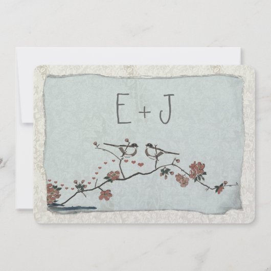 uitvindingen over het huwelijk van vogels kaart (Achterkant)