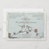 uitvindingen over het huwelijk van vogels kaart (Voorkant)