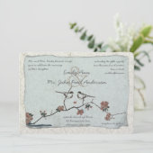 uitvindingen over het huwelijk van vogels kaart (Staand voorkant)