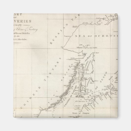 Uitvindingen van 1787 in de Zeeen van China Magneet (Voorkant)