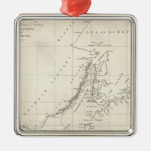 Uitvindingen van 1787 in de Zeeen van China Metalen Ornament (Voorkant)