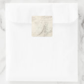 Uitvindingen van 1787 in de Zeeen van China Vierkante Sticker (Tas)