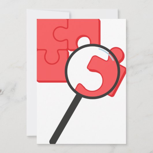 Uitvindingen van puzzelstukjes kaart (Voorkant)