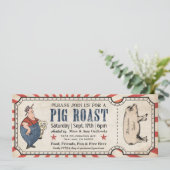 uitvindingen van varkensritten kaart (Staand voorkant)