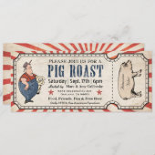 uitvindingen van varkensritten kaart (Voorkant / Achterkant)