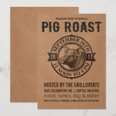  uitvindingen van varkensroast | Boetsenpapier Kaart (Voorkant / Achterkant)