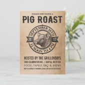 uitvindingen van varkensroast kaart (Staand voorkant)