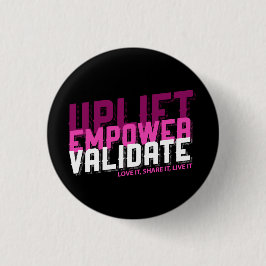 Uitvloeien, inschakelen, valideren - Younique Butt Ronde Button 3,2 Cm