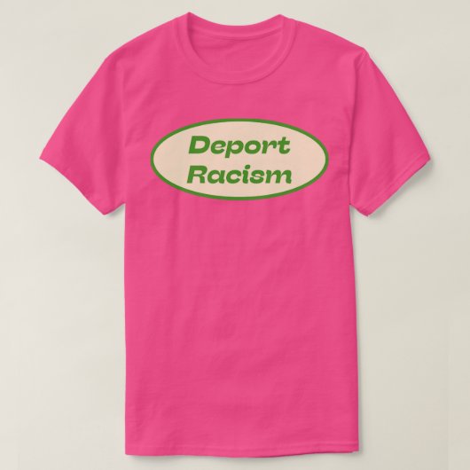 Uitvoer Racisme T-shirt (Design voorkant)