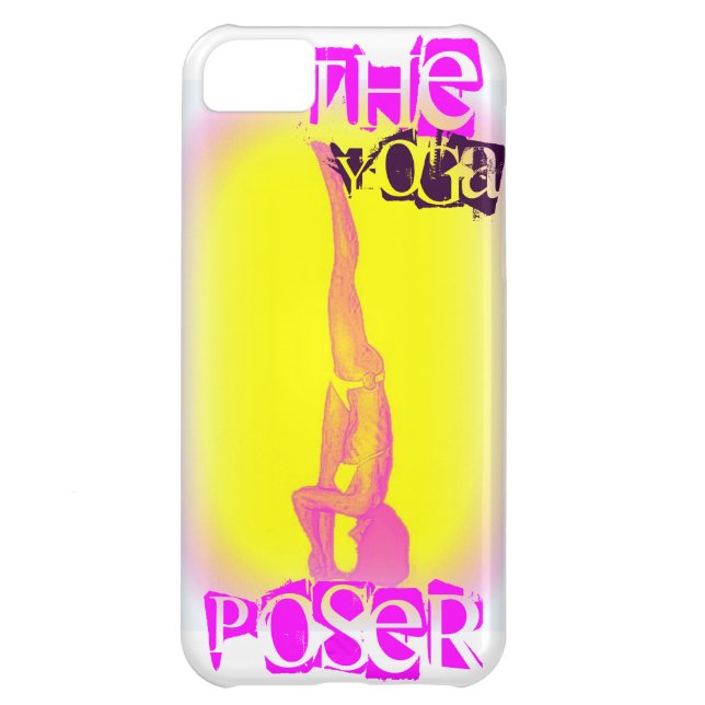 Uitvoerder Collectie:  Yoga Poser Case-Mate iPhone Case (Achterkant)