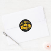 uitvoerder ronde sticker (Envelop)