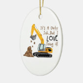 Uitvoerderdroog taak keramisch ornament (Links)