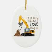 Uitvoerderdroog taak keramisch ornament (Voorkant)