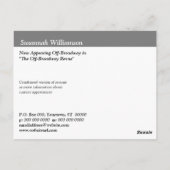 Uitvoerders Promotie Briefkaart (Achterkant)