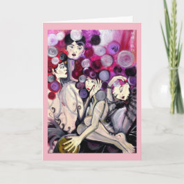 Uitvoerders "Silver Spheres"-Wenskaart Kaart