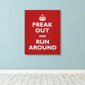 Uitvoeren en rondlopen canvas afdruk (Insitu (Houten vloer))