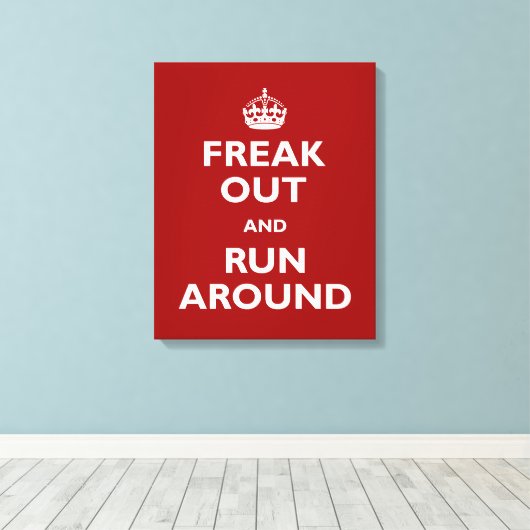 Uitvoeren en rondlopen canvas afdruk (Insitu (Houten vloer))