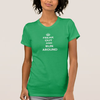 Uitvoeren en rondlopen t-shirt
