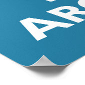 Uitvoeren en uitvoeren poster (Hoek)