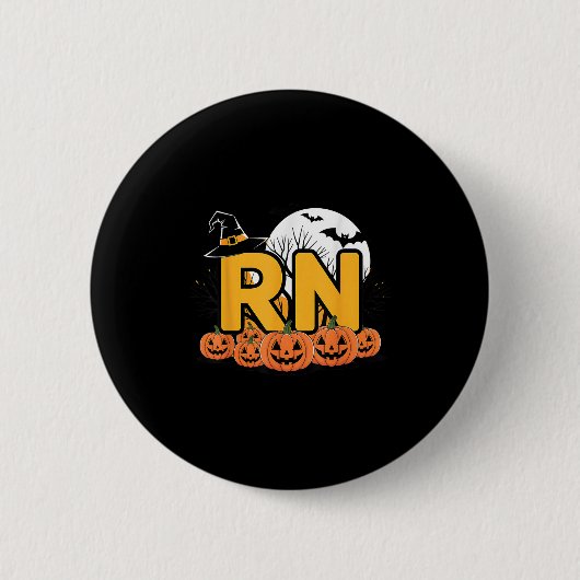 Uitvoeren - Halloween Ronde Button 5,7 Cm (Voorkant)