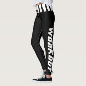 Uitvoeren in zwart-wit- of DIY-kleur Leggings (Links)