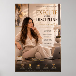 Uitvoeren Met Discipline – Executive Office Poster