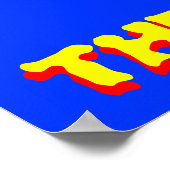 Uitvoeren met het grote Poster van het gewicht van (Hoek)