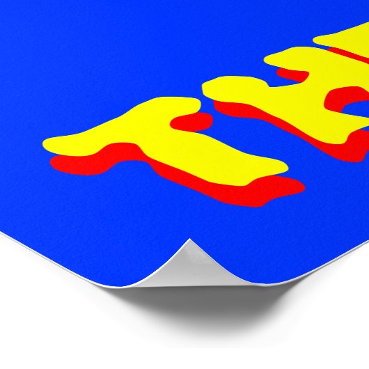 Uitvoeren met het grote Poster van het gewicht van (Hoek)