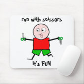 Uitvoeren met schaar muismat (Met muis)