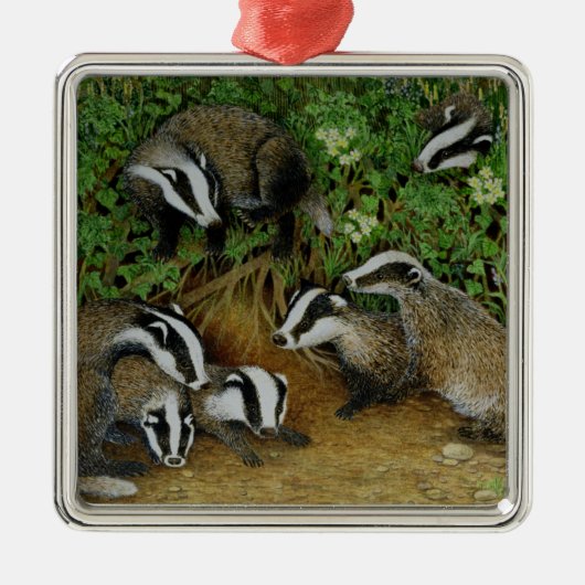 Uitvoeren Metalen Ornament (Voorkant)