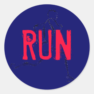 Uitvoeren Ronde Sticker