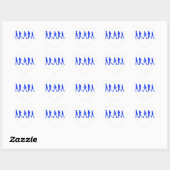 Uitvoeren van joggen hart sticker (Vel)