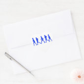 Uitvoeren van joggen hart sticker (Envelop)