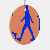 Uitvoeren van joggen keramisch ornament (Rechts)