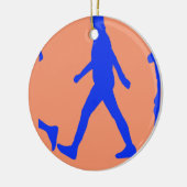 Uitvoeren van joggen keramisch ornament (Links)