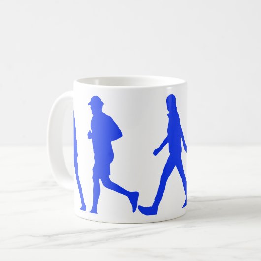 Uitvoeren van joggen koffiemok (Voorkant links)