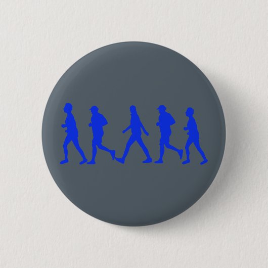 Uitvoeren van joggen ronde button 5,7 cm (Voorkant)