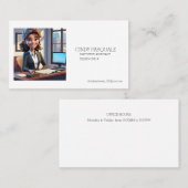 " UITVOEREND ASSISTENT, SECRETARIS " VISITEKAARTJE (Voorkant / Achterkant)