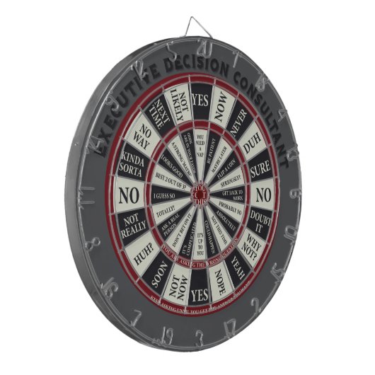 Uitvoerend Besluit Consultant Dartboard Dartbord (Voorkant Links)