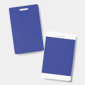 Uitvoerend Blauw Aangepast Event Badge (Voor- en achterkant)