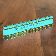 Uitvoerend blauw Gold-ontwerp