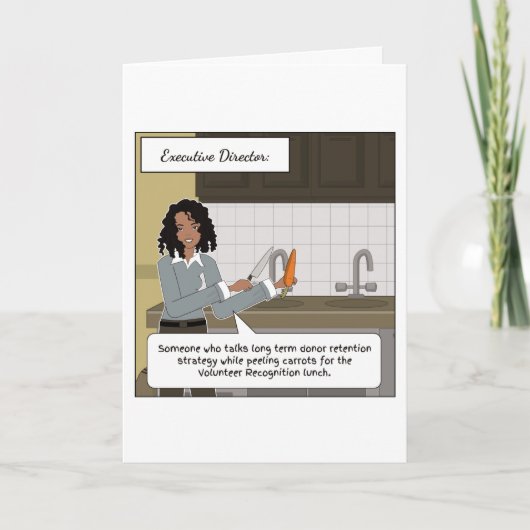 Uitvoerend Directeur Dank u Kaart (Voorkant)