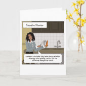 Uitvoerend Directeur Dank u Kaart (Gele Bloem)